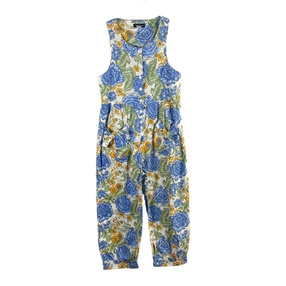Ashleigh Morgan Sport Floral Jumpsuit SZ  L